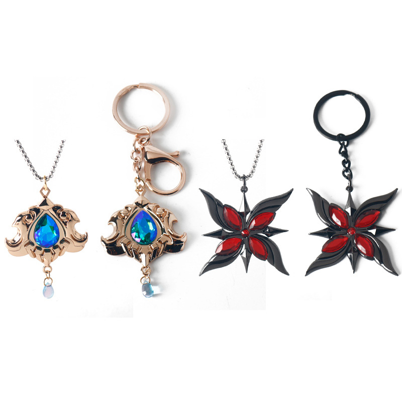 एनीमे मिश्र धातु कुंजी श्रृंखला हार